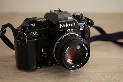 Nikon ニコン FA レンズ NIKKOR 50mm 1：1.4 フィルムカメラ(P888awxYGG)