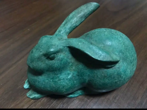 美術工芸品　うさぎ