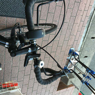 使用期間1ヶ月のみ! grandir グランディール 700c ロードバイク 鍵付き 黒