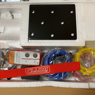 シーエルリンク電動ウインチ12Vジムニー小型車ワイヤーロープ4500lbレスキュー新品未使用