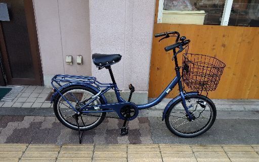Wellby BULL リーベ 20吋小径自転車  シングル/LEDオート/マット藍