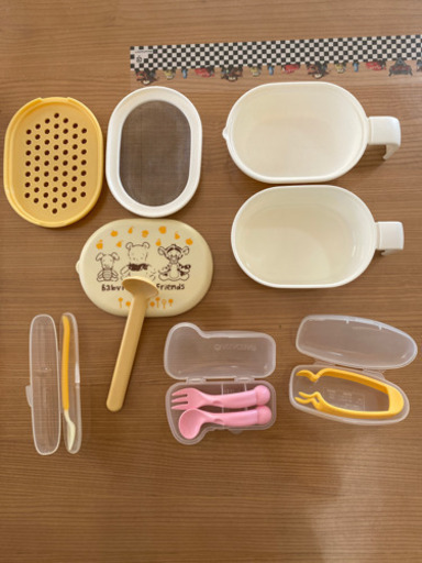離乳食セットdisney チョコ 南桜井のベビー用品の中古あげます 譲ります ジモティーで不用品の処分