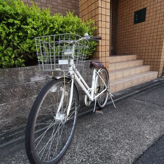 【定期点検済み】オートライト付き 27インチ シティサイクル（自転車）