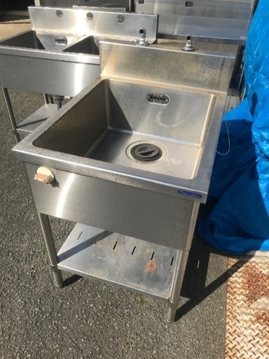 山口)1槽シンク マルゼン 幅60cm 中古品　厨房 BIZ001S