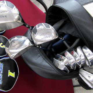 セントアンドリュース 左利き用ゴルフセット SAF-505 メンズ 11本組 キャディバッグ付 札幌市北区