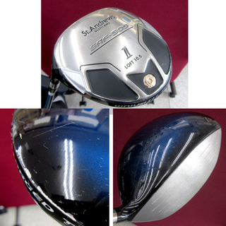 セントアンドリュース 左利き用ゴルフセット SAF-505 メンズ 11本組 キャディバッグ付 札幌市北区