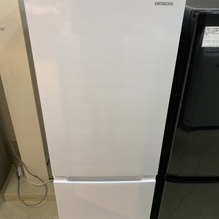 冷蔵庫 HITACHI 日立 RL-154JA 2018年製 2D 154L 白 中古品