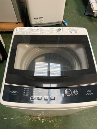 ☆超綺麗♪　安い!!　2019年製　洗濯機　アクア　AQUA AQW-G50GJ(W)　配達相談ください‼☆