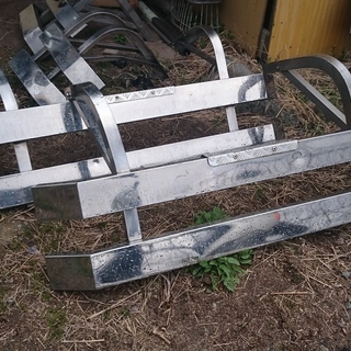 デコトラ リアバンパー サイドバンパー セット ステンレス ２ｔワイド？ 山形発 自社陸送あり