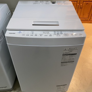 洗濯機 東芝 TOSHIBA AW-7D8(W) 2019年製 ...