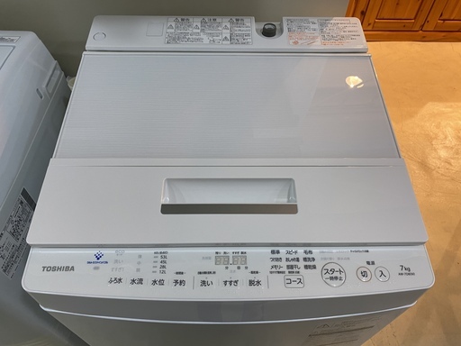 洗濯機 東芝 TOSHIBA AW-7D8(W) 2019年製 7.0kg 中古品