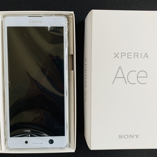 Xperia Ace ホワイト　64GB  J3173 SIMフ...