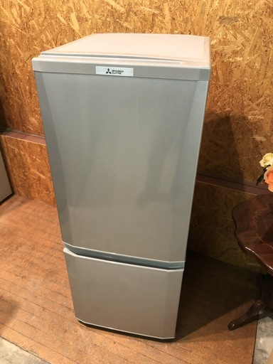 管理KRR161】MITSUBISHI 2017年 MR-P15A 146L 2ドア冷凍冷蔵庫 ...