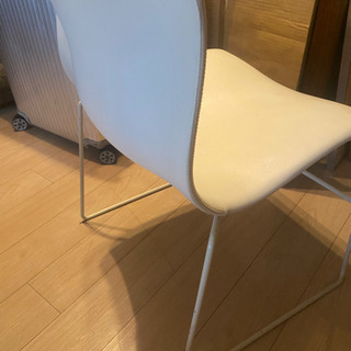 貴重！knoll ハンカチーフチェア　レザー張り