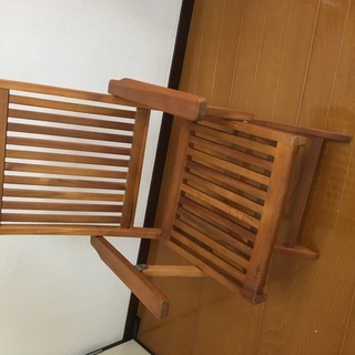 椅子（木製・折りたたみ式）