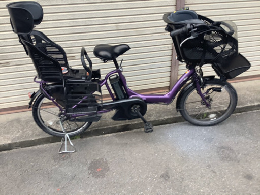 電動アシスト自転車 YAMAHA kiss purple