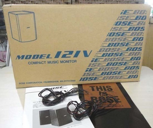 BOSE スピーカー MODEL 121V ペア 連番 6Ω 1ウェイ 説明書 純正 BOSE スピーカー MODEL 121V ペア 連番 6Ω 1ウェイ 説明書 純正