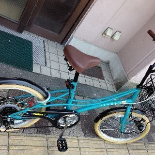 Wellby LIVAZE 20吋コンパクト自転車 外装6段/シーグリーン