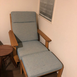 ナガノインテリア 1人掛けソファー・オットマン