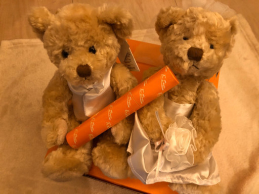 電報 祝電 グレース ベア 結婚式 おしゃれ ぬいぐるみ クマ テディーベア お祝い ウエディング テディベア セット 由里絵 淡路のおもちゃ ぬいぐるみ の中古あげます 譲ります ジモティーで不用品の処分