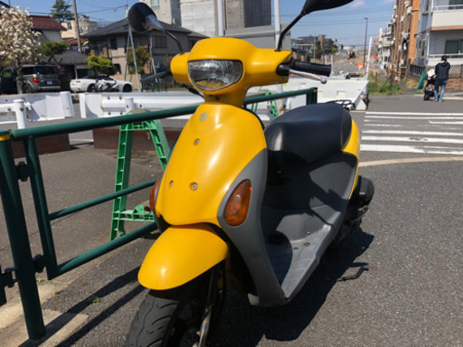 取引相手決まりました。原付スズキ レッツ4  イエロー