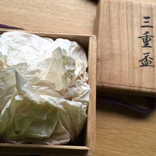 銀杯 三重盃 松下電器産業50周年記念 シルク 絹ちりめんのミニ座布団と風呂敷付き 保証書付き