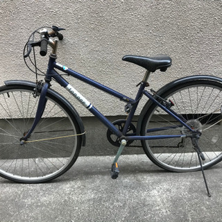 （受け付け終了）自転車　27インチ クロスバイク シマノ6段変速...