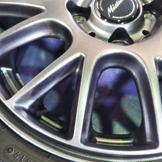 夏14インチ 2019年【~95％富山】4本☆美品☆ パッソ ノート フィット ヴィッツ デミオ コルト サクシード プロボックス ロードスター 175/65Ｒ14 ダンロップ