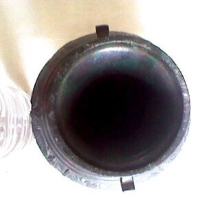 希少！　鋳物　ツボ　花瓶　壷　壺　アンティーク　古物