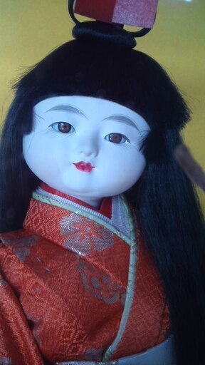 希少！超可愛い日本人形 「桂」桂人形 お祝い 可愛い女の子 舞人形 雛人形 童人形 ひな人形 市松人形 ケース飾り ガラスケース入り