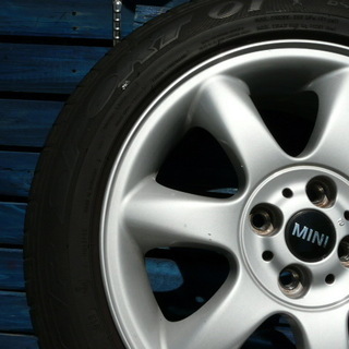 ● タイヤホイールセット ● 195/55/16 ● BMW MINIミニクーパーS(R53) 純正 ● 16インチ ●　