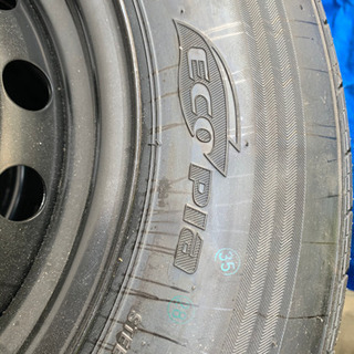 ハイエース新車外しタイヤ4本セット③（スチールホイール組）