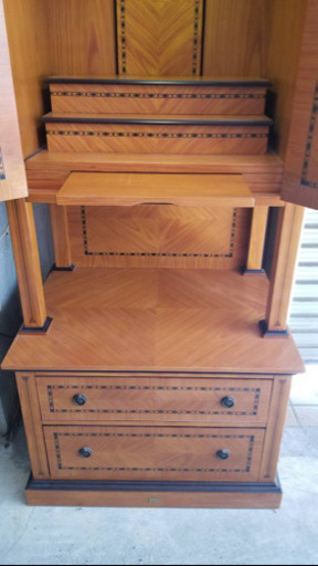 イタリア製仏壇 飾棚 141.5×65×47
