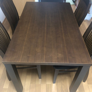 ４人掛け　ダイニングテーブルセット