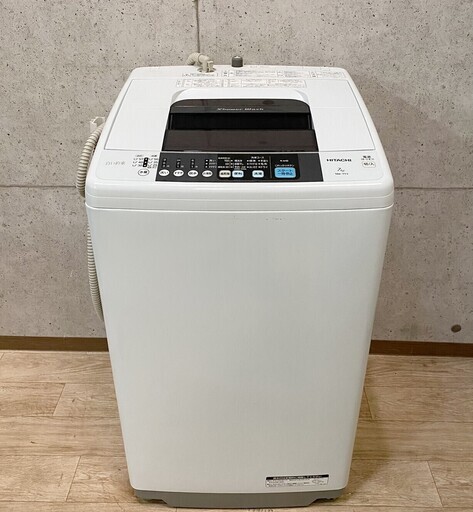 4*9 日立 洗濯機 全自動洗濯機 NW-7TY 50/60HZ共用 2014年製
