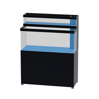 W1200mm アクリル水槽2段と冷却機など全部セット オーバーフロー