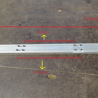 ♪リアバンパー♪K1R♪全長約186cm♪JABIA♪中古美品♪