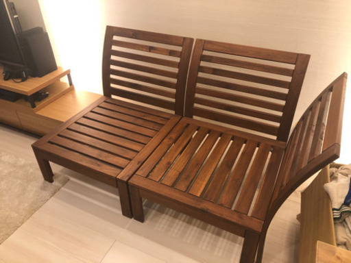 IKEA ガーデンチェア　APPLARO(2個で1セット)