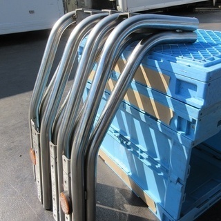 ♪サイドバンパー♪2段式仕様♪4本♪取付ステー♪美品♪ブラケット♪ステンレス製♪