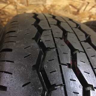 BS ECOPIA RD-613 195/80R15 107/105L LT 15インチ 夏タイヤ 4本 新車外し ハイエース キャラバン レジアス等 即決有　(VTE116) クレジットカード QR決済可能