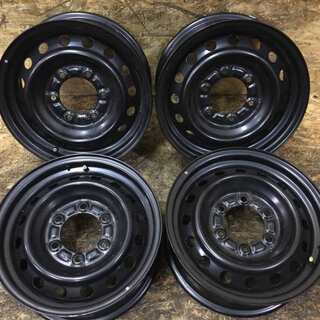 トヨタ 200系ハイエース 純正 スチールホイール 15インチ 4本 6J6HPCD139.7+35 新車外し (VHC55) クレジットカード QR決済可能
