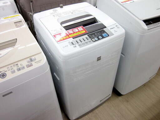 安心の1年保証付！2017年製 7.0kg HITACHI(日立)「NW-Z79E3」全自動洗濯機です！