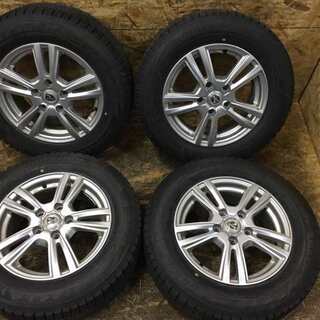 BS BLIZZAK VRX2 195/65R15】スタッドレス 4本【Weds JOKER 社外 15