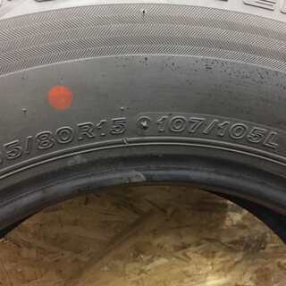 BS RD-613 195/80R15 107/105L LT 15インチ 夏タイヤ 4本 2019年製 