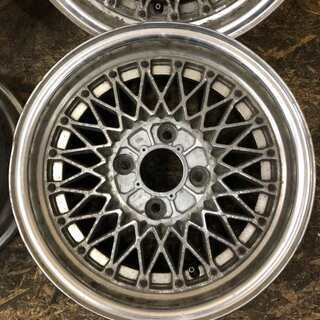 WORK EWING ワーク 希少ホイール 15インチ 4本 6.5J4HPCD1143約+20 メッシュホイール　(VHA109) クレジットカード QR決済可能