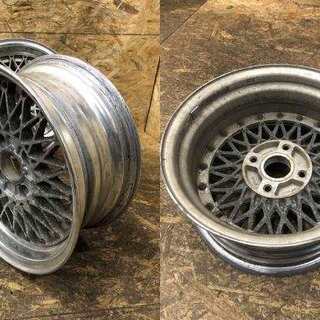 WORK EWING ワーク 希少ホイール 15インチ 4本 6.5J4HPCD1143約+20 メッシュホイール　(VHA109) クレジットカード QR決済可能