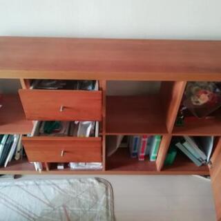 収納家具 多目的用収納棚（161×36×92）