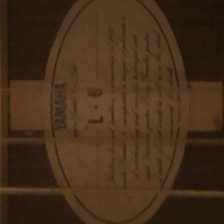 ビンテ－ジアコースティックギター　1980年代　ヤマハアコヤマハアコ－スティクギタ－　L-6 ビンテ－ジアコースティックギター 1980年代 ヤマハアコヤマハアコ