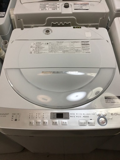 【送料無料・設置無料サービス有り】洗濯機 2018年製 SHARP ES-GE6B 中古