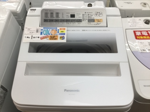 洗濯機　Panasonic（パナソニック）　NA-FA70H3　2017年製　7.0kg